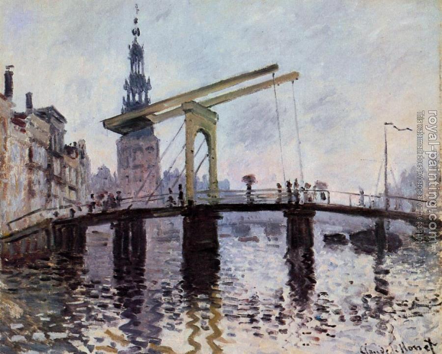 Claude Oscar Monet : The Bridge, Amsterdam